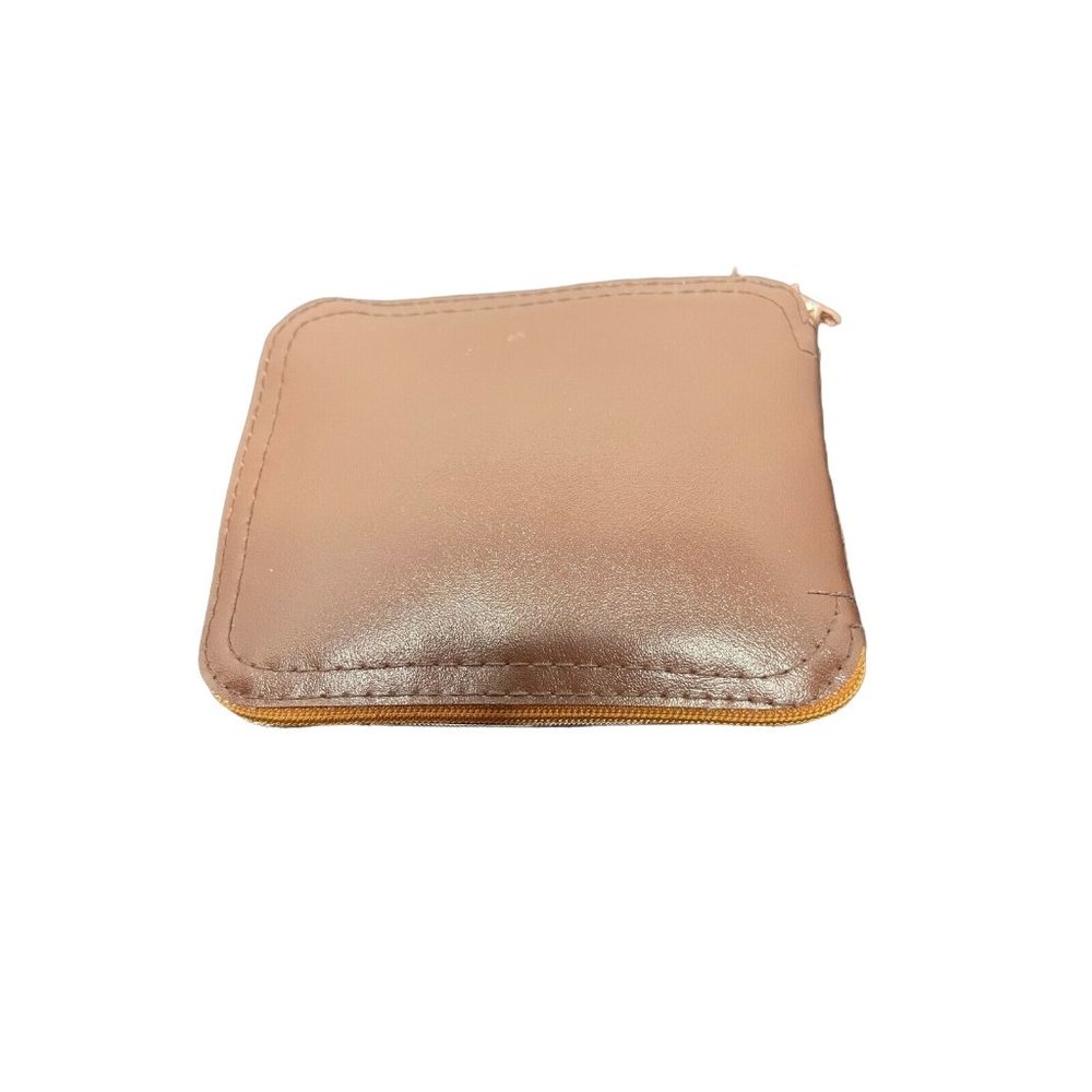 Vintage Brown Beverly Hills Cloth Wallet Turns Into Shopping Bag
